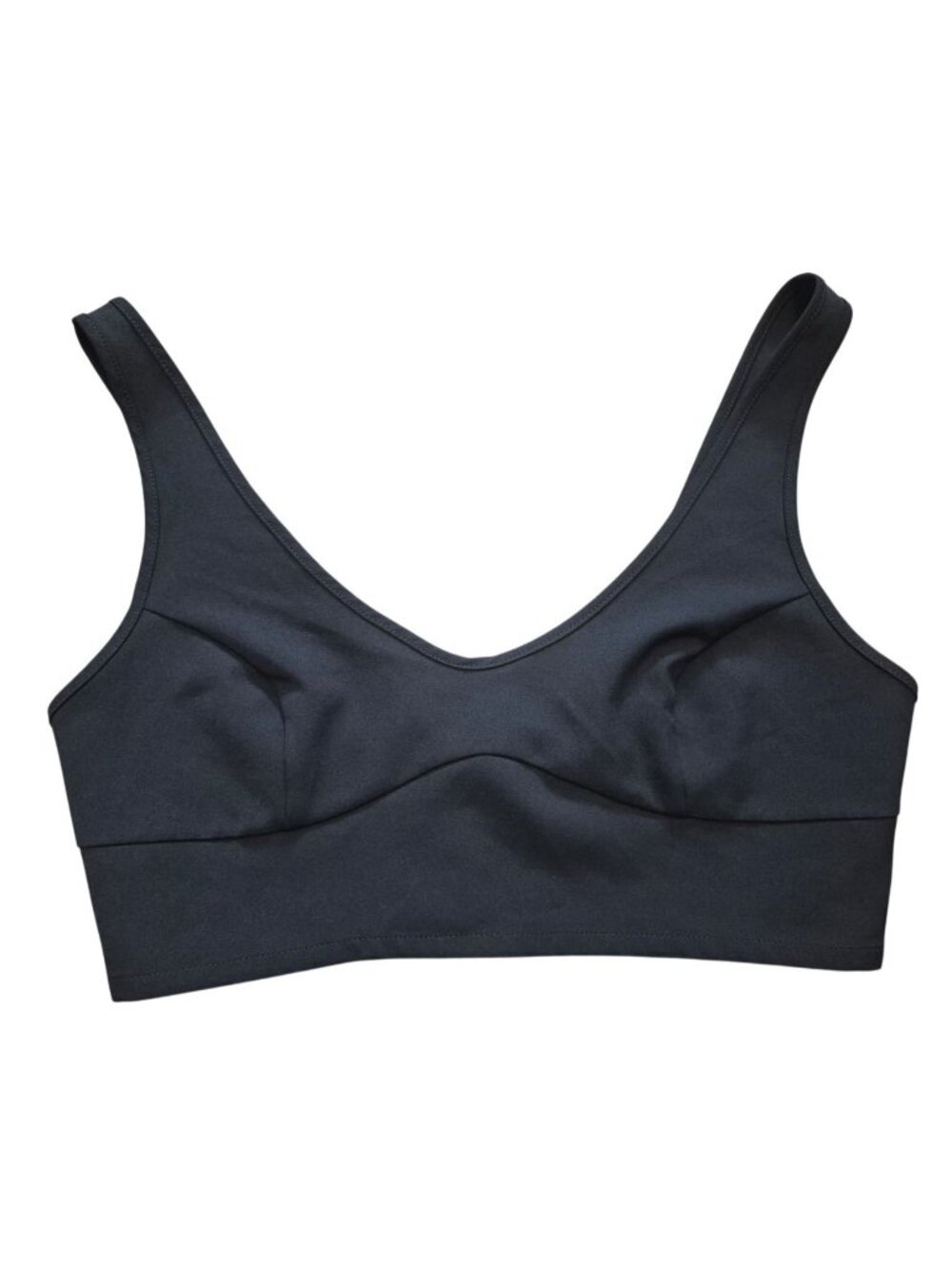 Sincerely Jules Sports Bra Adjustable Hook Back Black Medium